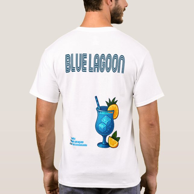 Blue Lagoon T-Shirt – Tropical Cocktail (Baksida)