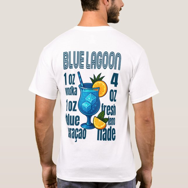 Blue Lagoon T-Shirt – Tropical Cocktail  (Baksida)