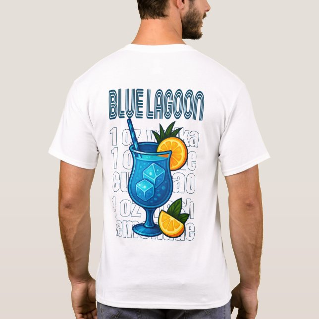Blue Lagoon T-Shirt – Tropical Cocktail (Baksida)