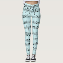 Blue Lakan Music Leggings