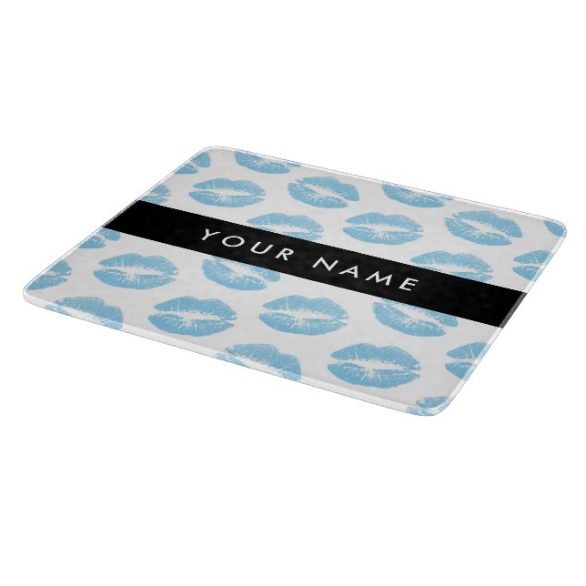 Blue Läppar, Kiss, Lipstick, Ditt namn, Anpassa (Hörn)