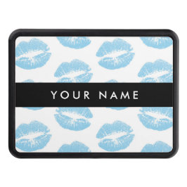 Blue Läppar, Kiss, Lipstick, Ditt namn, Anpassa Dragkroksskydd