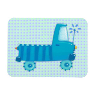 Blue Lastbil Magnet