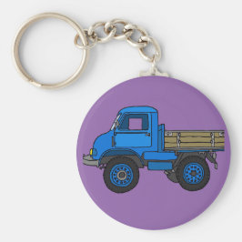 Blue lastbil nyckelring