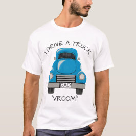 Blue Lastbil Personlig Shirt T Shirt