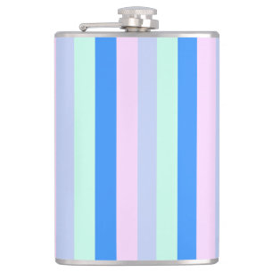 Blue, Lavender, Rosa & Pastel Mint Grönt Rand Fickplunta
