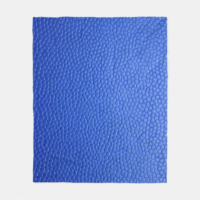 Blue leather skin texture skin fleecefilt (Framsidan)