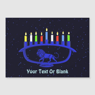 Blue Lejon Menorah