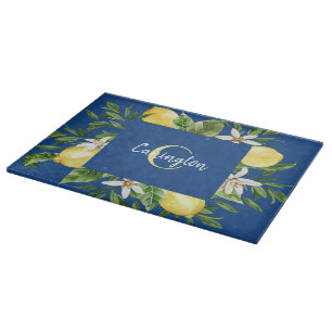 Blue Lemon Mediterranean Monogram