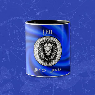 Blue Leo Lejona Mugg
