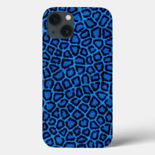 Blue Leopard Print