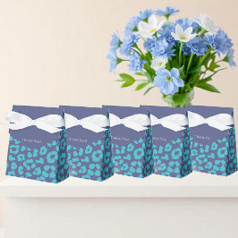 Blue Leopard Print Presentaskar