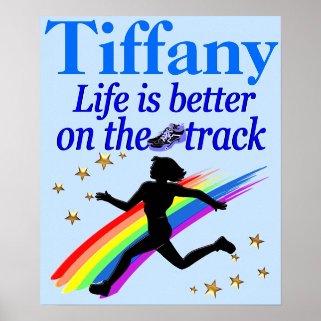 BLUE LIFE ÄR BÄTTRE PÅ DEN SPÅRBARA ANPASSNINGSBAR POSTER (Framsidan)