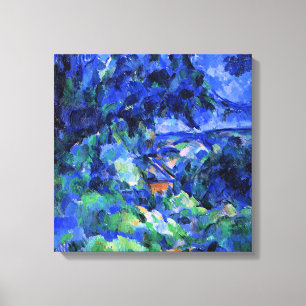 Blue Ligcape by Paul Cezanne Canvastryck