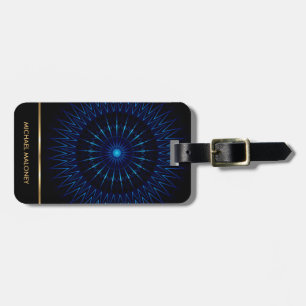 Blue Light Mandala Bagagebricka