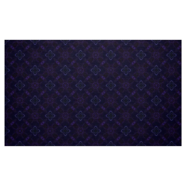 Blue Lila Indigo Anpassningsbar Mönster Fabric Tyg (Fat Quarter)