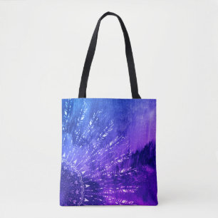 Blue Lila Mandala Clouds Boho Bohemian Tygkasse