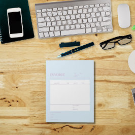 Blue Lila Small Business Faktura Anteckningsblock