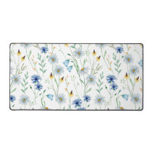 Blue Lila Watercolor Wildblomma