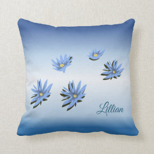 Blue Lilies Kudde