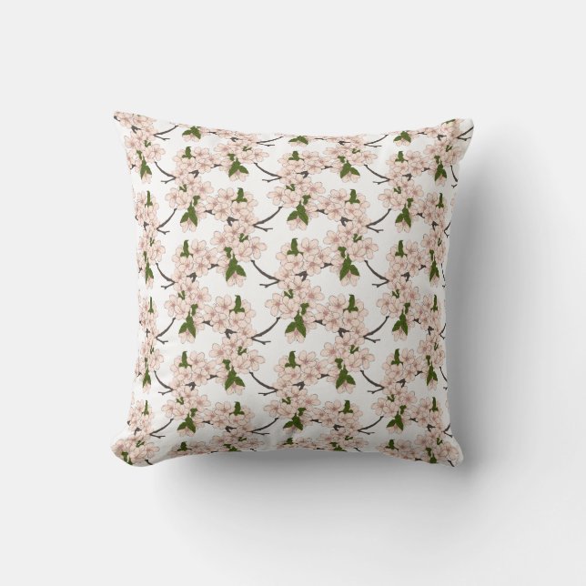 Blue Lily Decorative Pillow Kudde (Framsida)