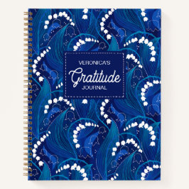 Blue Lily i Valley Gratitude Journal