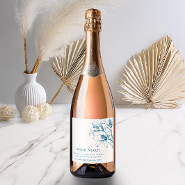 Blue Lily Outline Bröllop