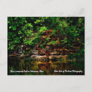 Blue Limestone Park Delaware, Ohio Vykort
