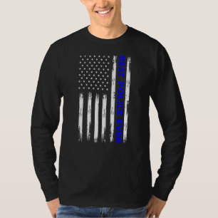 Blue Line Bästa polisen någonsin med amerikansk Fl T Shirt