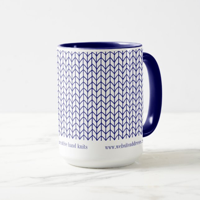 BLUE LINE STICKA Business ID Tall Navy Combo Mugg (Framsida höger)
