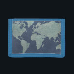 Blue Linen World Map<br><div class="desc">Blue Linen Karta Artist: Studio W</div>