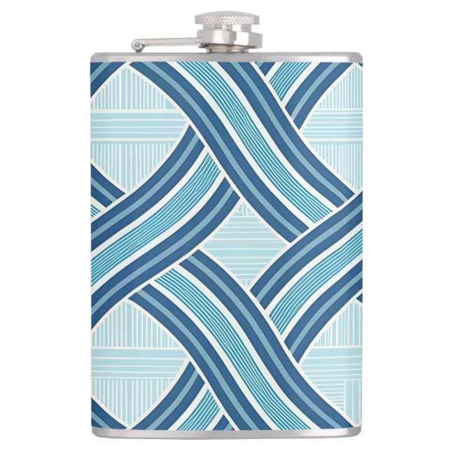 Blue Lines Pattern Fickplunta (Framsidan)