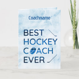 Blue linjer - Best hockey tränare nånsin tack vare Helgkort