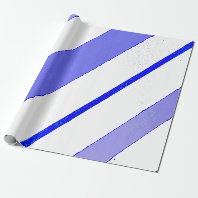 Blue linjer presentpapper (Utrullad)