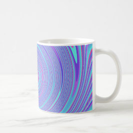 Blue Linjer Swirl Mugg