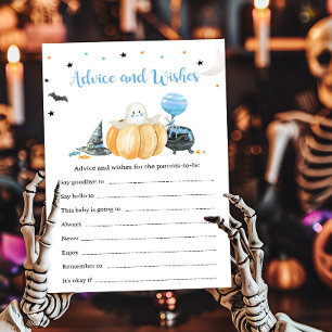 Blue Little Boo Pumpkin Advice and Önskemål Game