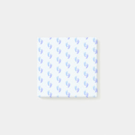 Blue Little Emoji Foot Post-it Block