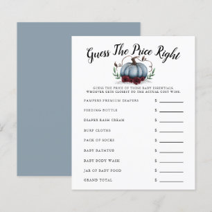 Blue Little Pumpkin Baby Shower gissar Pris