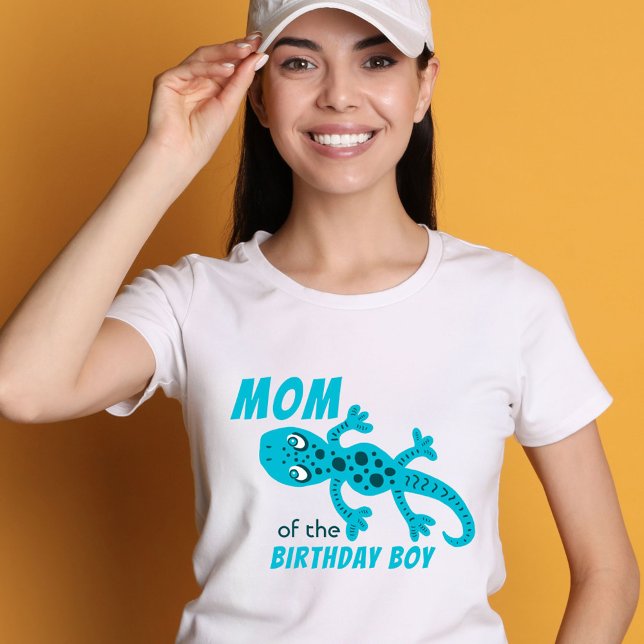 Blue Lizard Gecko Mamma från Birthday Boy Mor T Shirt (Skapare uppladdad)