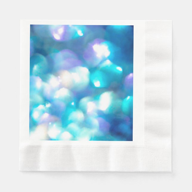 Blue Ljus Pappersservett (Framsidan)
