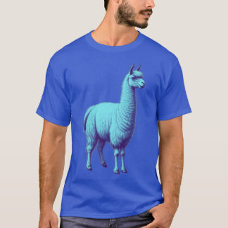 Blue Llama T Shirt