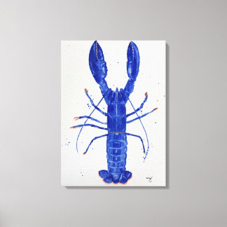 Blue Lobster Canvastryck