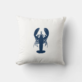 Blue Lobster Coastal Maine Karta Kudde