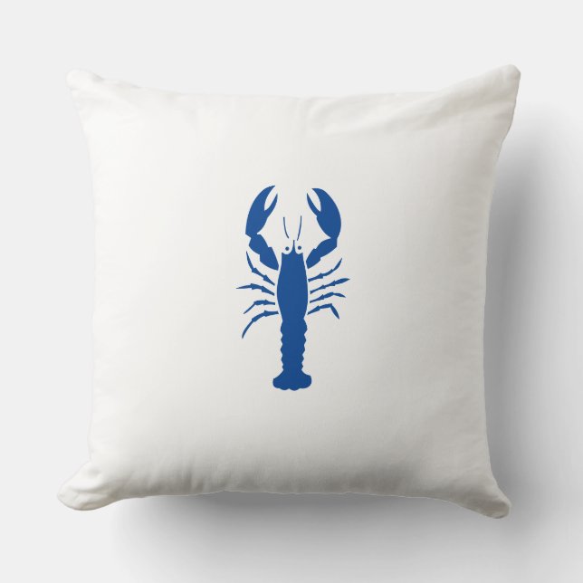 BLUE LOBSTER Dekorativ kudde (Framsida)
