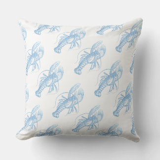Blue Lobster Kudde