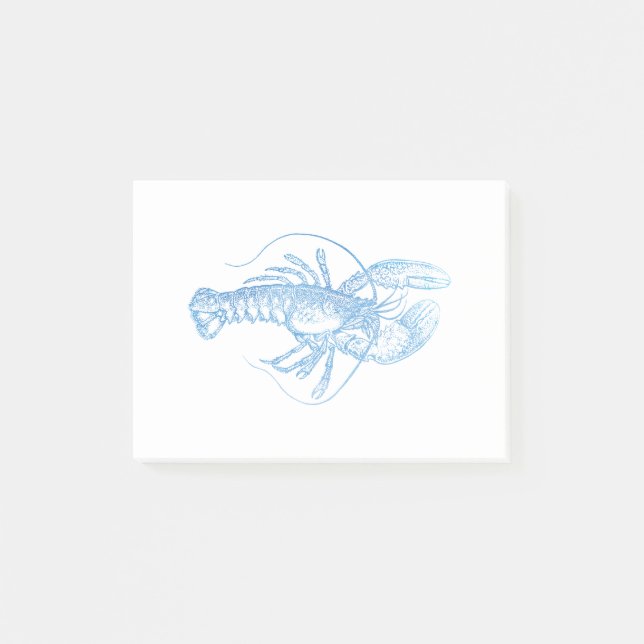 Blue Lobster Post-it Block (Framsida)