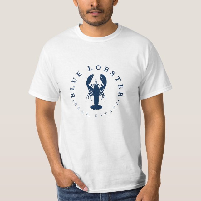Blue Lobster Real Gods Manar Front Design Tee (Framsida)