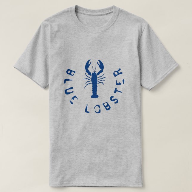 BLUE LOBSTER T SHIRT (Design framsida)