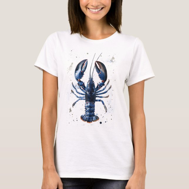 Blue Lobster T Shirt (Framsida)
