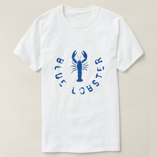 BLUE LOBSTER T SHIRT (Design framsida)